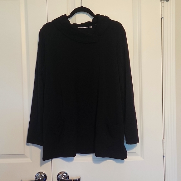 Susan Graver XL Black sweatshirt - Picture 1 of 5